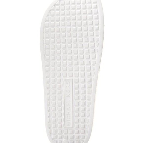 Michael Kors Gilmore Rainbow Pride Pool Slide Sandals Shoes Women's Size 10 NIB - Picture 7 of 8